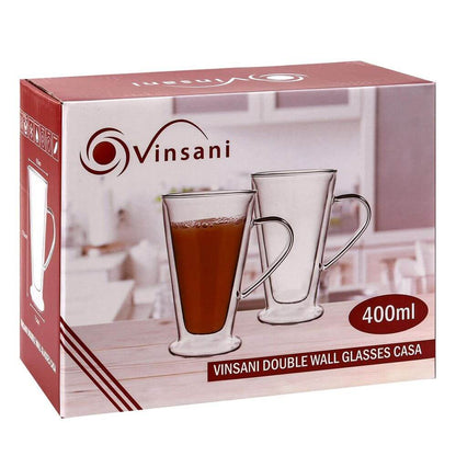 Double Wall Glasses Casa Barware Set Of 2