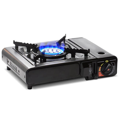 Portable Camping Gas Stove - Black