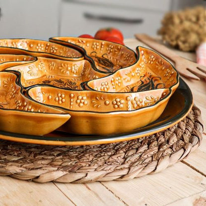 8-in-1 Ceramic Bowl Set for Snacks, Nuts, Meze & Tapas