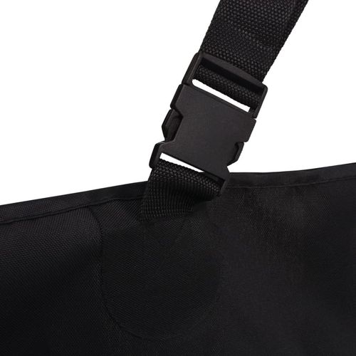 Pet Rear Car Seat Cover 148x142 cm Black