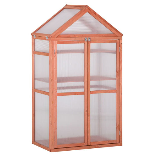 Garden Polycarbonate Cold Frame Greenhouse Grow House