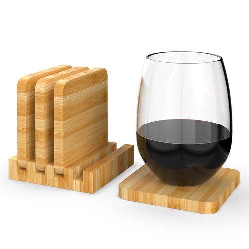 Vinsani Eco-friendly Sustainable Bamboo Coasters