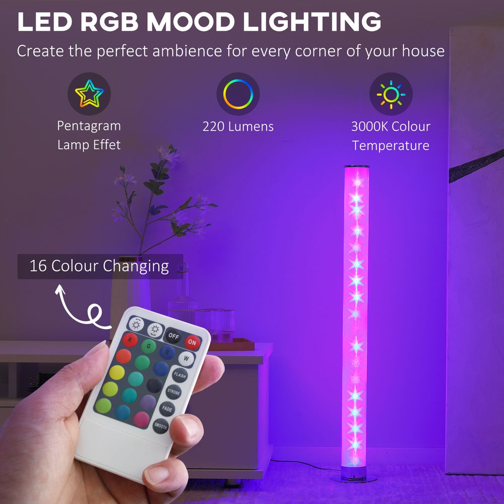 RGB Floor Lamp LED with Remote Control for Mood Lighting