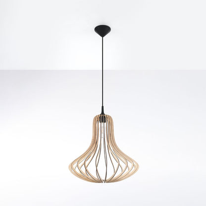 Pendant Elza Scandinavian Design Lamp Wood  E27