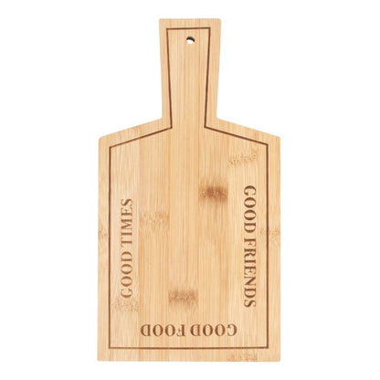 Eco-friendly Good Times 100% Bamboo Serving Board