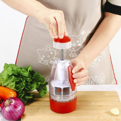 Vinsani Salad & Vegetable Mini Manual Hand Press Food Chopper
