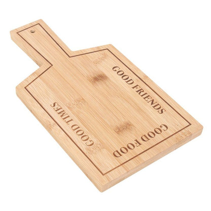 Eco-friendly Good Times 100% Bamboo Serving Board