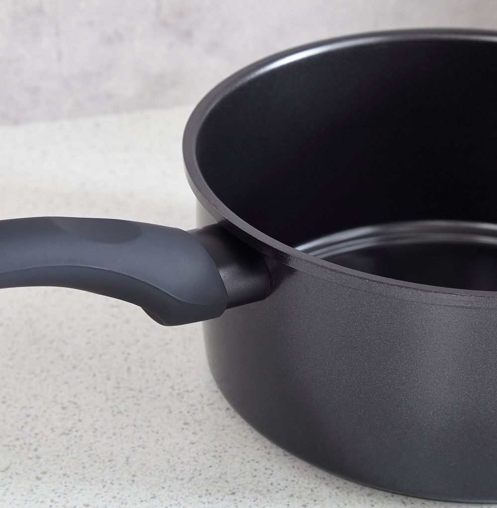 Cermalon Black Carbon Steel Pan Handle