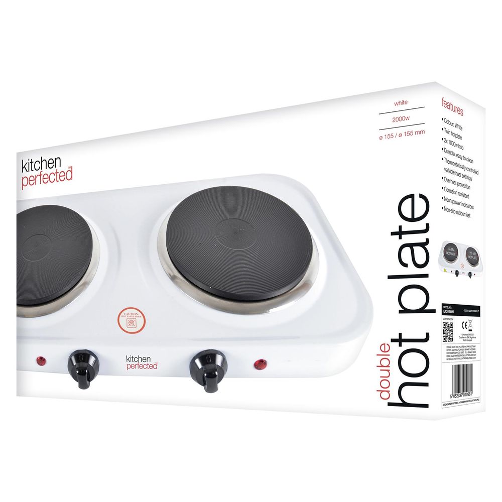 Portable Table Top Double Hot Plate Cooker Hob