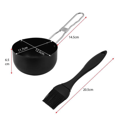 BBQ Saucepan Set with Silicone Brush