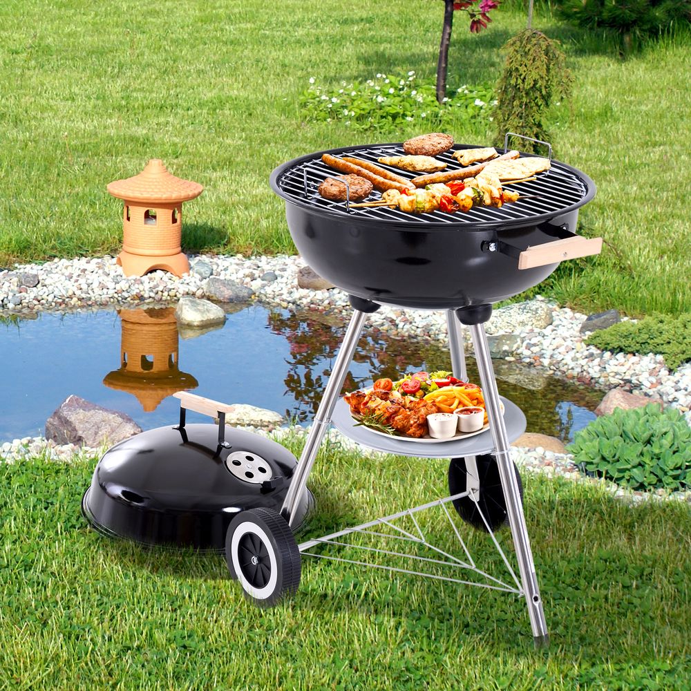 Outsunny Charcoal BBQ Grill, 85H cm