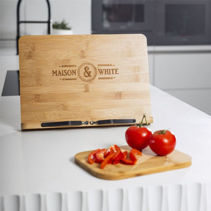 Bamboo Recipe Book Stand By Maison & White