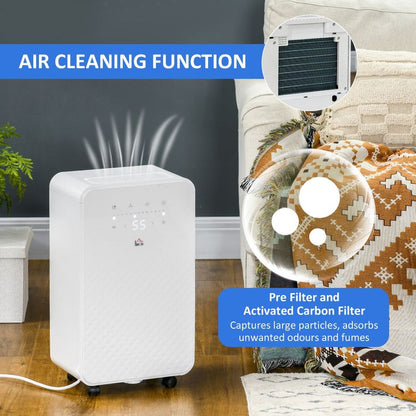 HOMCOM 10L/Day Dehumidifier Features