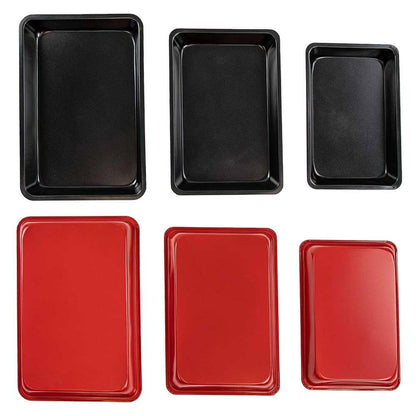 3 Piece Non-Stick Baking Trays