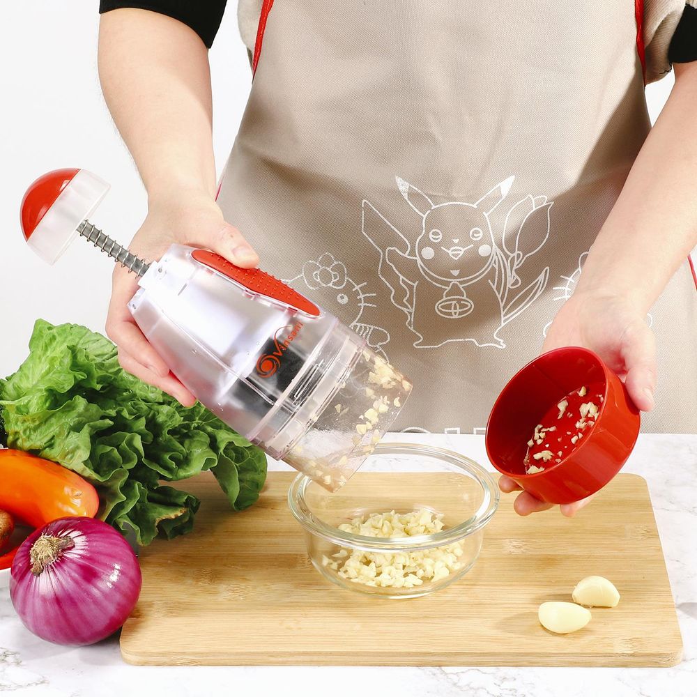 Vinsani Salad & Vegetable Mini Manual Hand Press Food Chopper