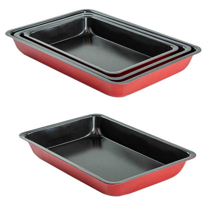 3 Piece Non-Stick Baking Trays