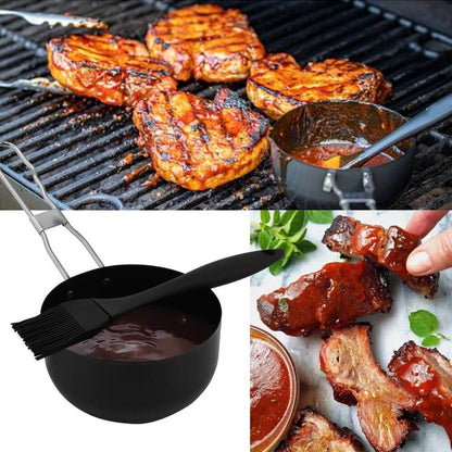 BBQ Saucepan Set with Silicone Brush