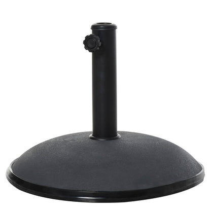 Grey/Black 20 kg Umbrella Base White Background