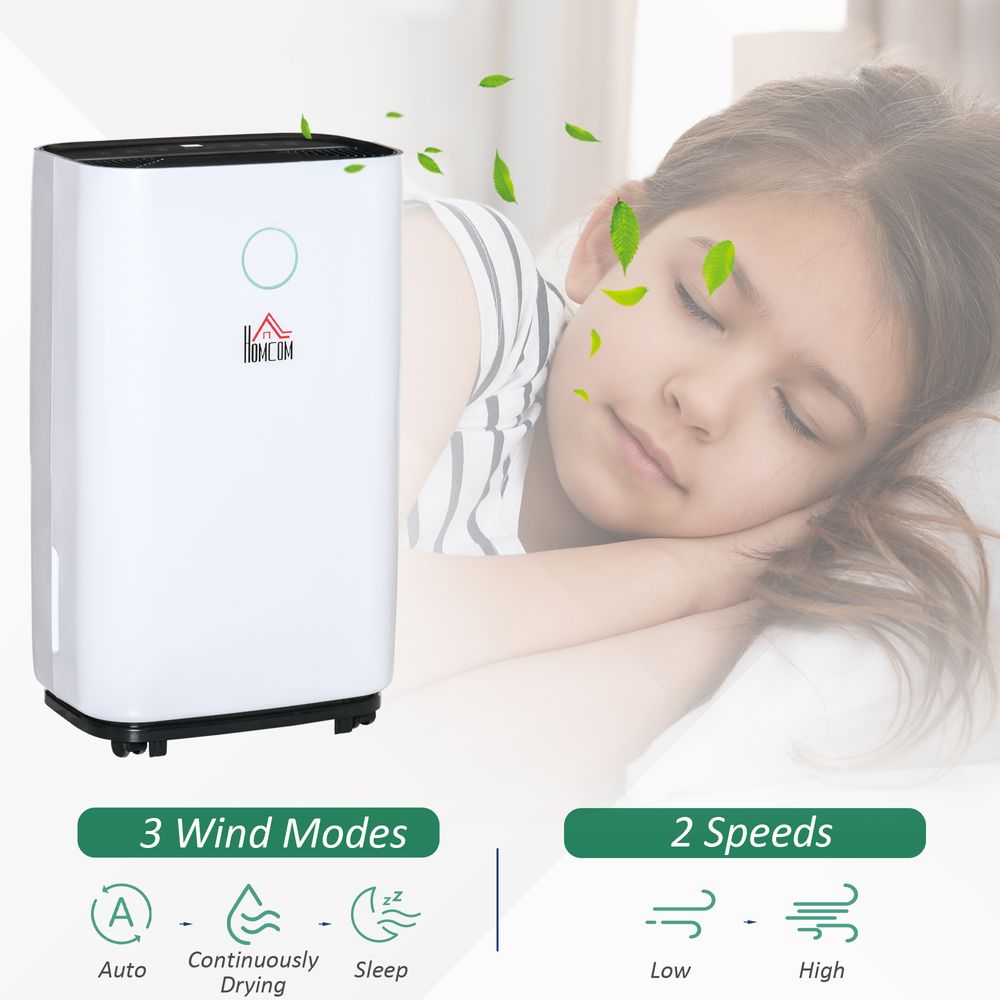 16L/Day Portable Dehumidifier Features