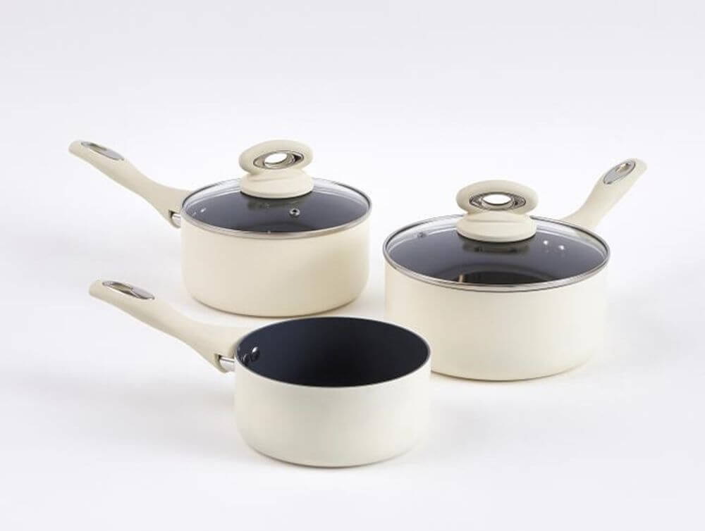 Cermalon Cream Saucepans