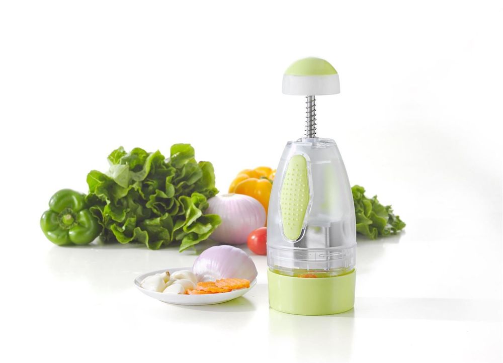PACK OF 2 Kitchen Rotated Holder Onion Vegetable Fruit Chopper Cutter